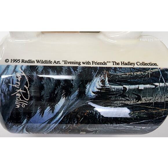 VTG Terry Redlin 1995 "Evening With Friends" Wildlife Art Coffee Mug Collectible - Picture 3 of 7